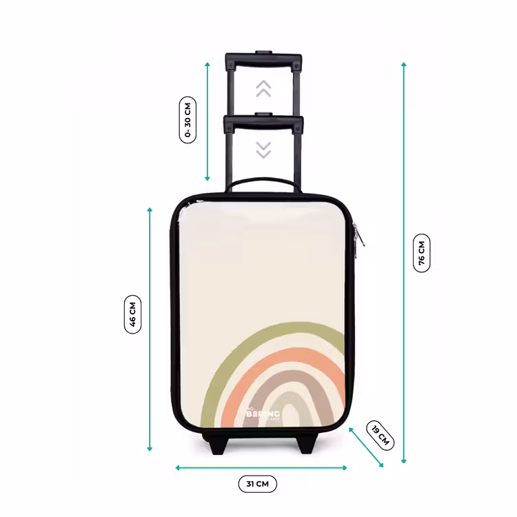 Kinderkoffer - Ruwe regenboog pastel — 4