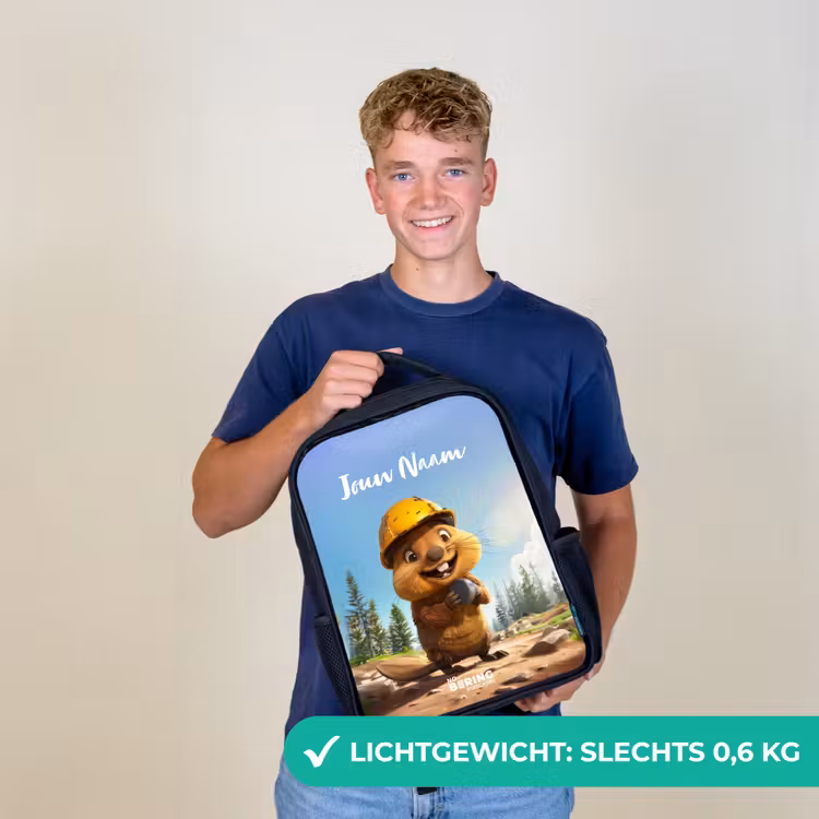 Kinderrugzak met naam - Zwart - Billy Bouwhelm — 3