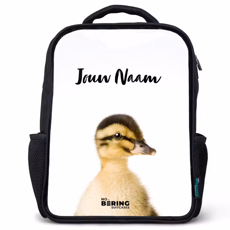 Kinderrugzak met naam - Zwart - Daisy Duck — 1