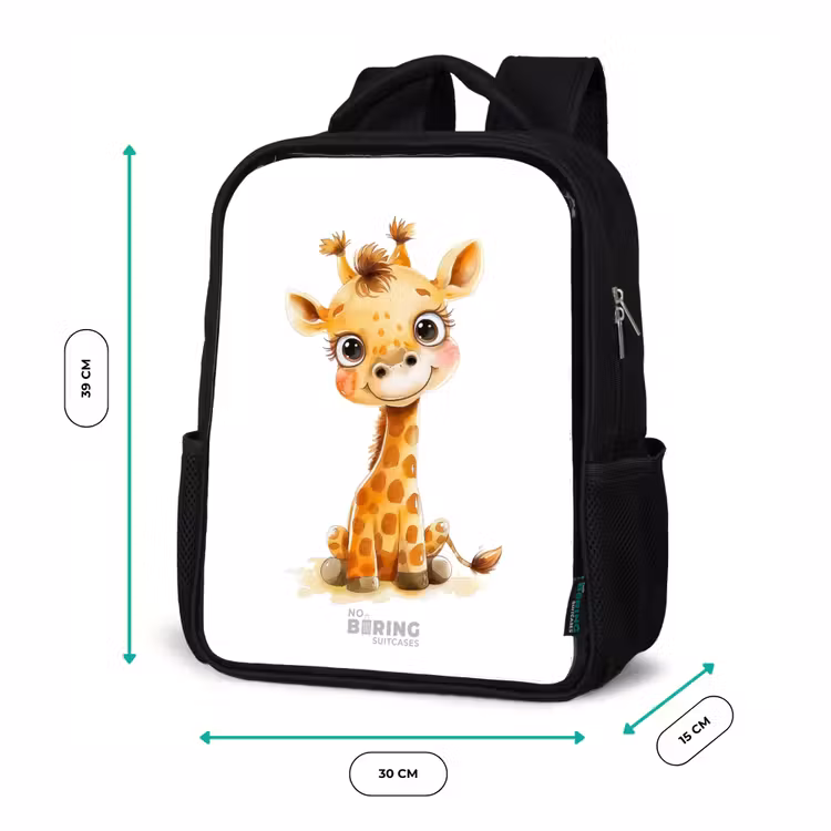 Kinderrugzak - Zwart - Baby giraffe β 5