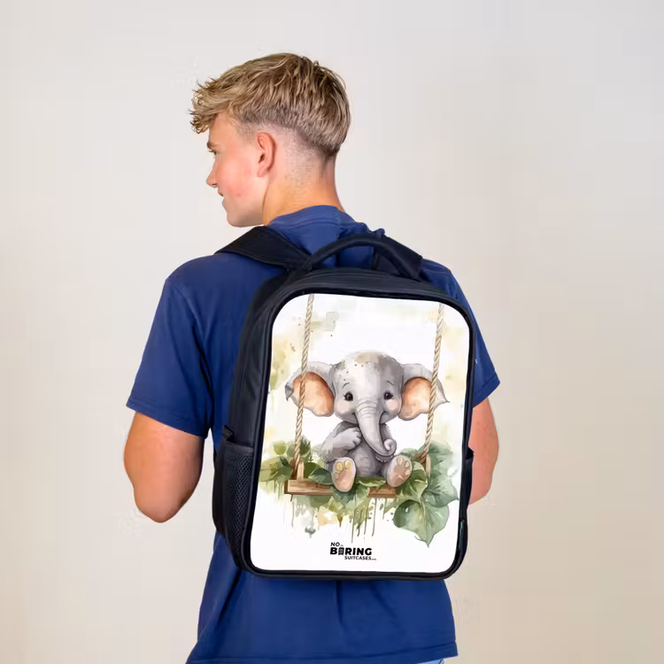 Kinderrugzak - Zwart - Onno olifant — 6