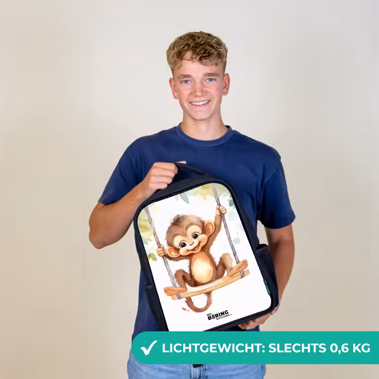 Kinderrugzak - Zwart - Schommelende grote aap — 3