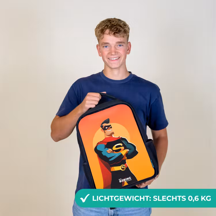 Kinderrugzak - Zwart - Sunny superhero — 3