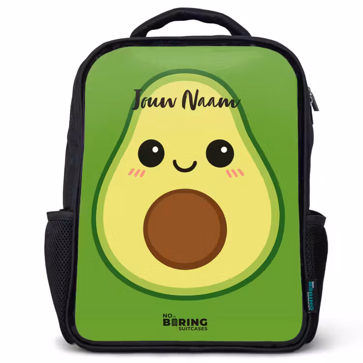 Kinderrugzak - Zwart - Kawai - Avocado - Groen — 1