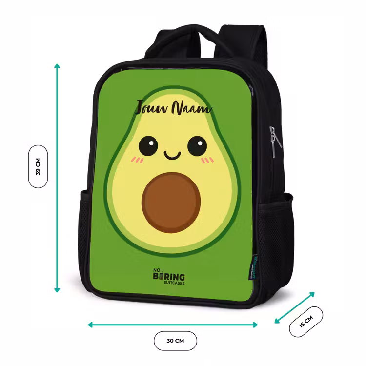 Kinderrugzak - Zwart - Kawai - Avocado - Groen — 5