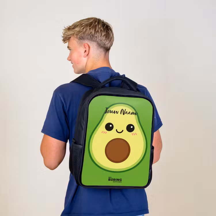 Kinderrugzak - Zwart - Kawai - Avocado - Groen — 6