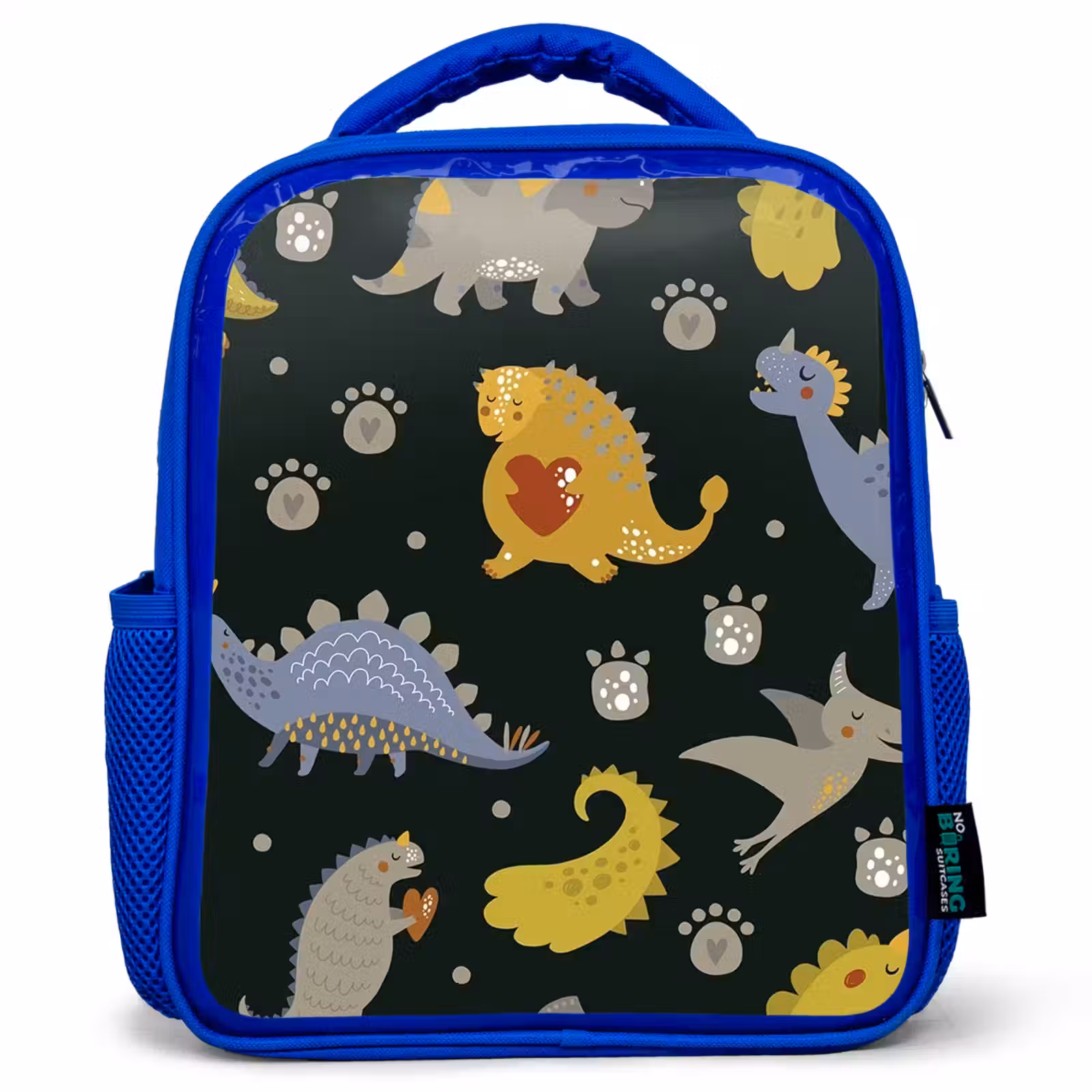 Kinderrugzak - Blauw - Dino - Kinderen - Patronen - Jongens - Meisjes - Dinosaurus — 1