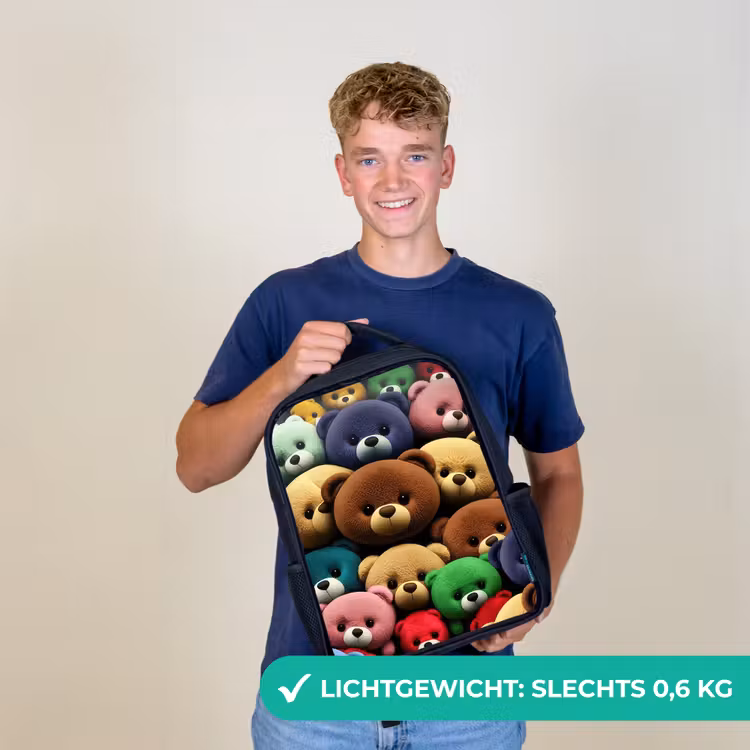 Kinderrugzak - Zwart - Bonte Berenbende — 3