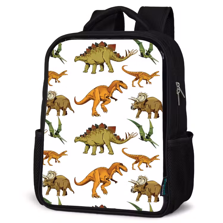 Kinderrugzak - Zwart - Dinosaurus - Tekening - Kinderen - Jongens - Kinderen — 7
