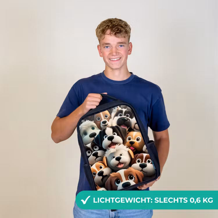Kinderrugzak - Zwart - Blaffende Bengeltjes — 3