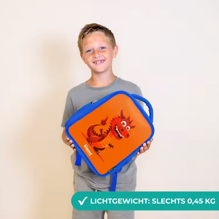 Kinderrugzak met naam - Blauw - Horacio hotshot — 2