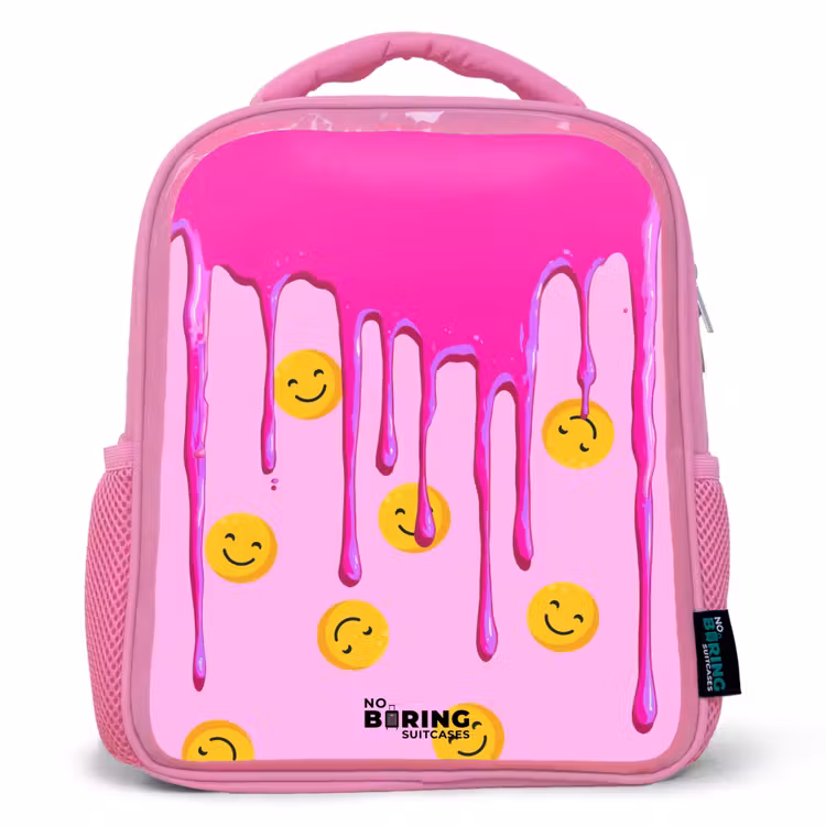 Kinderrugzak - Roze - Verf - Smiley - Roze — 1