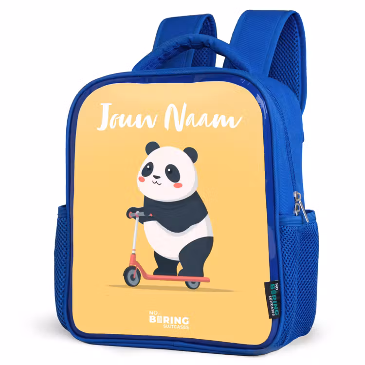Kinderrugzak - Blauw - Panda - Step - Geel — 9