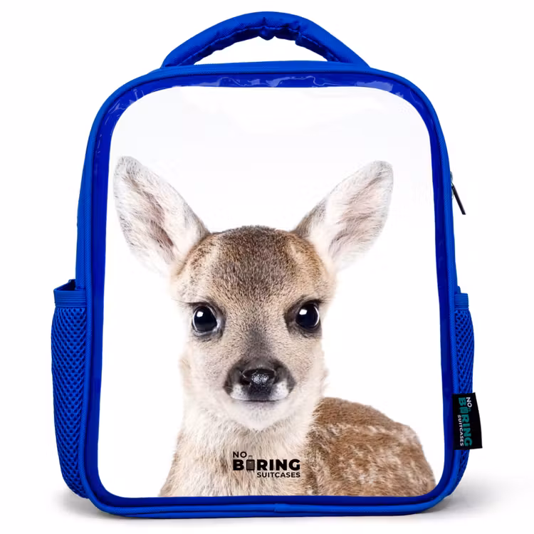 Kinderrugzak met naam - Blauw - Bambino β 1
