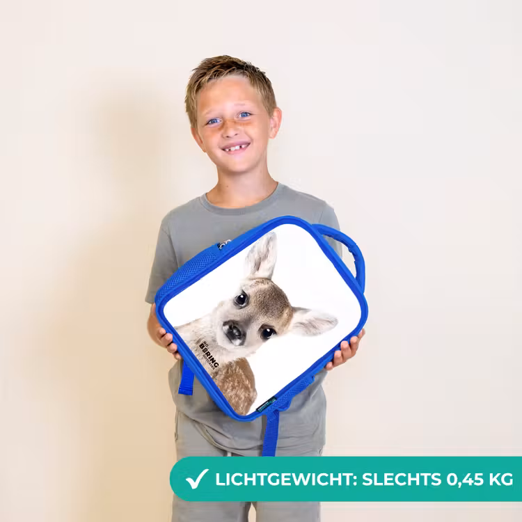 Kinderrugzak met naam - Blauw - Bambino β 2