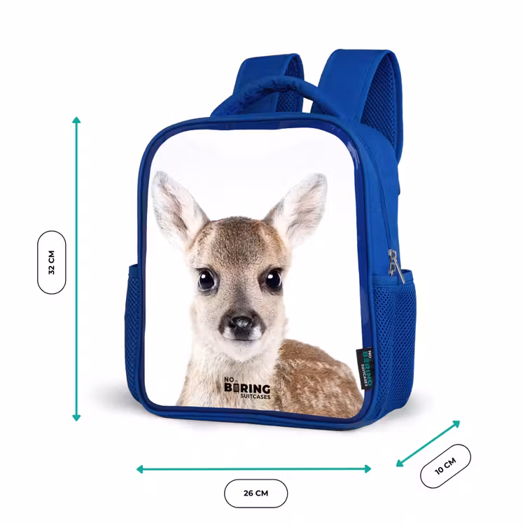 Kinderrugzak met naam - Blauw - Bambino β 6