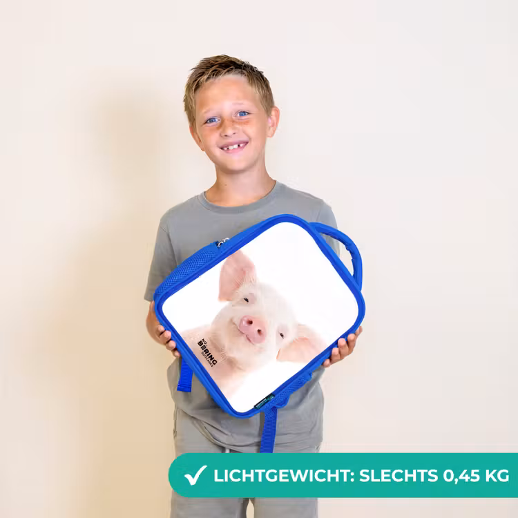 Kinderrugzak met naam - Blauw - Binky Big β 2