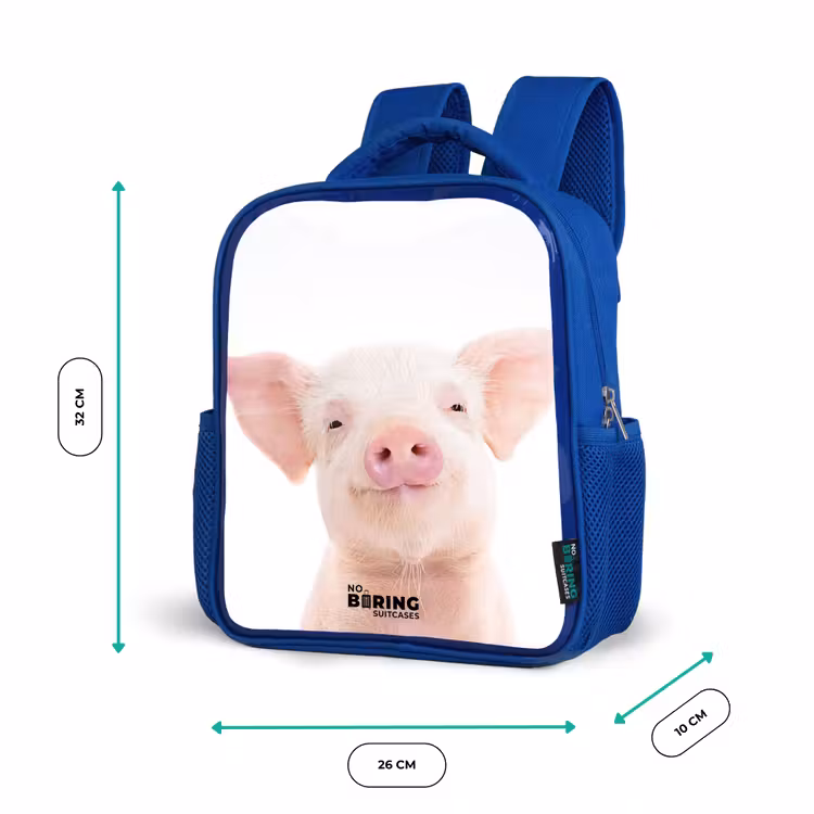 Kinderrugzak met naam - Blauw - Binky Big β 6