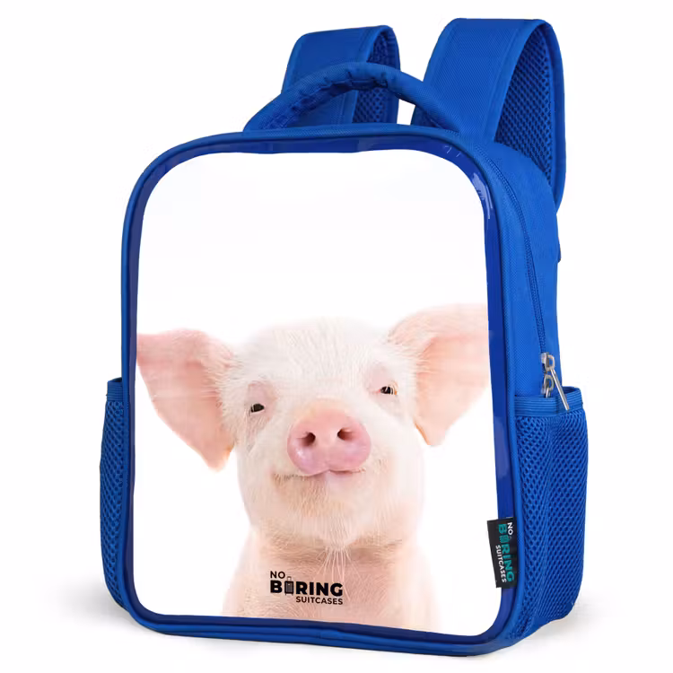 Kinderrugzak met naam - Blauw - Binky Big β 9