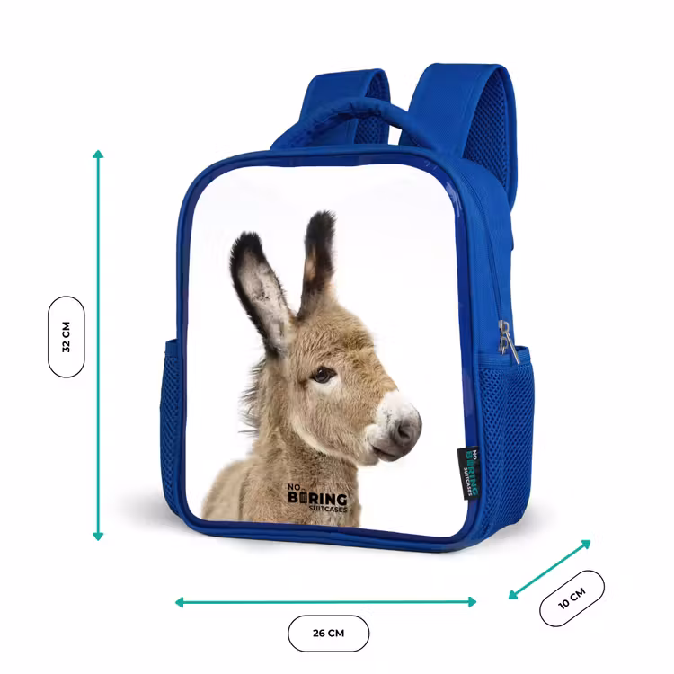 Kinderrugzak met naam - Blauw - Eddy Ezel — 6