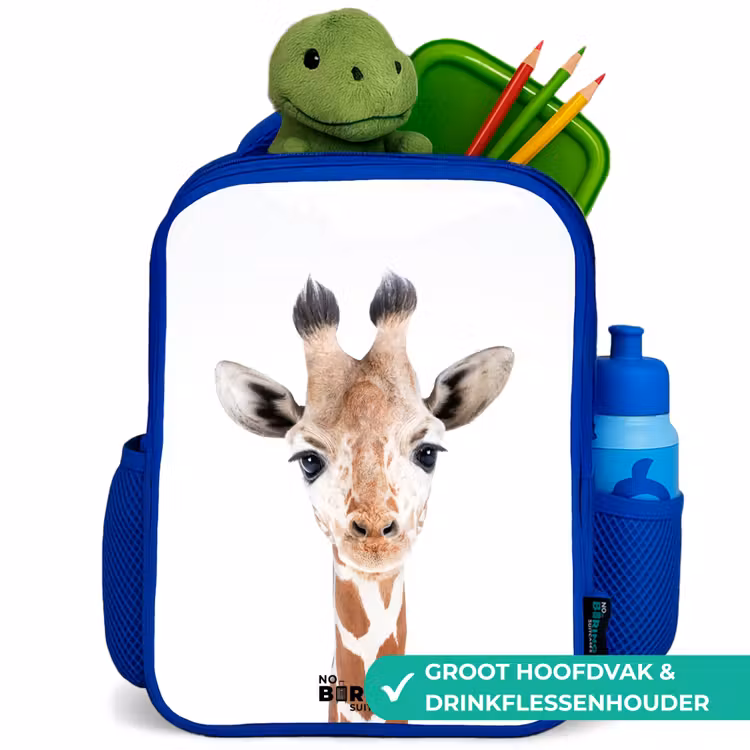 Kinderrugzak met naam - Blauw - Gerrie Giraffe — 5