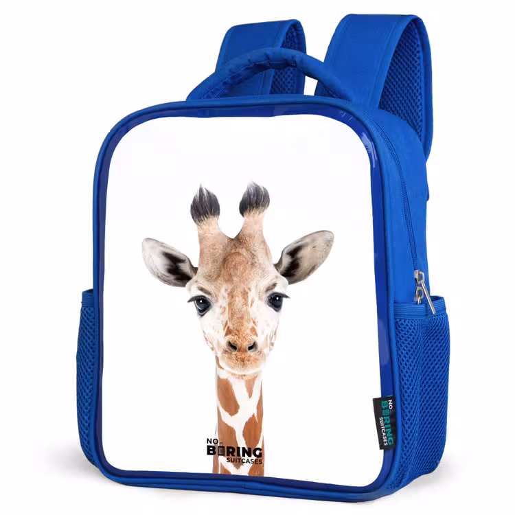 Kinderrugzak met naam - Blauw - Gerrie Giraffe — 9