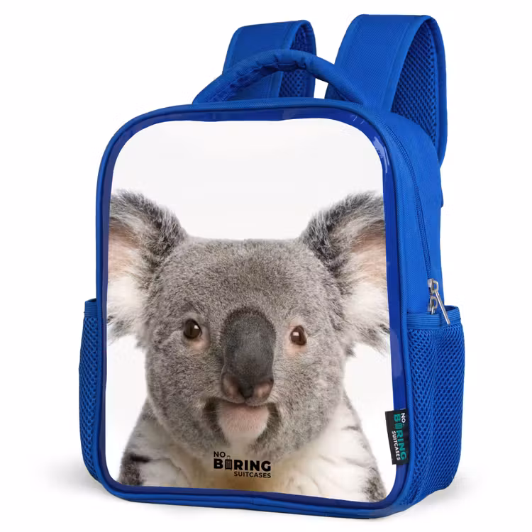 Kinderrugzak met naam - Blauw - Schattige Koala Beer — 9