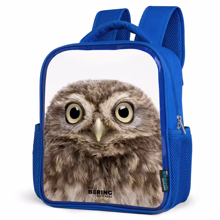 Kinderrugzak met naam - Blauw - Ulke Uil — 9