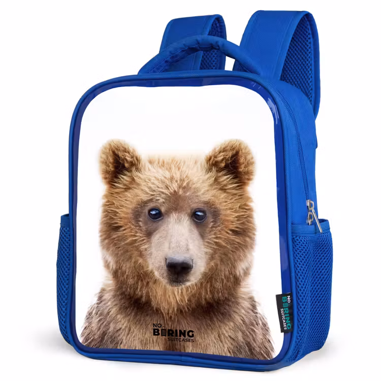 Kinderrugzak met naam - Blauw - Bennie Beer — 9