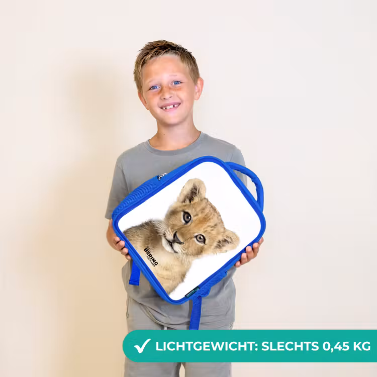 Kinderrugzak met naam - Blauw - Winnie Welpje — 2