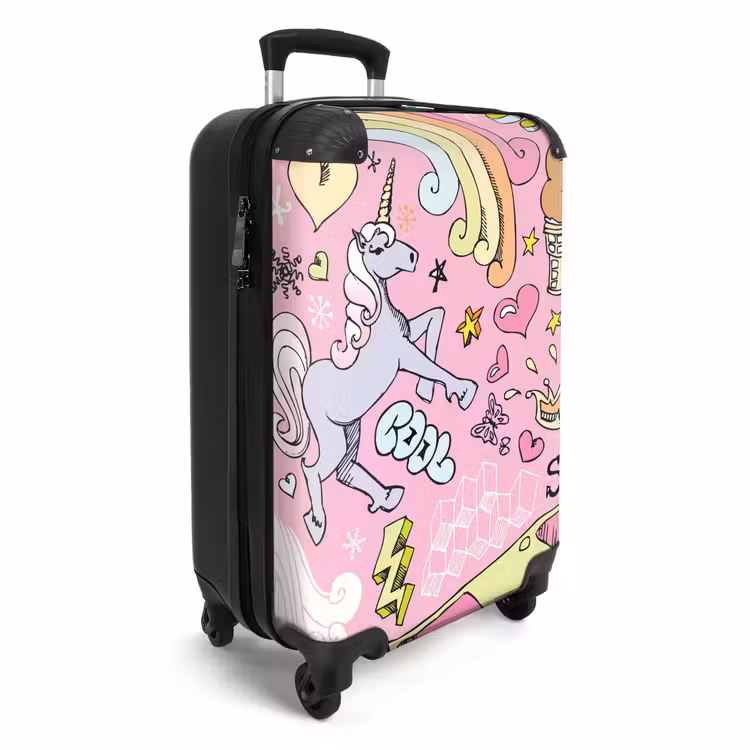 Koffer - Unicorn doodles — 2