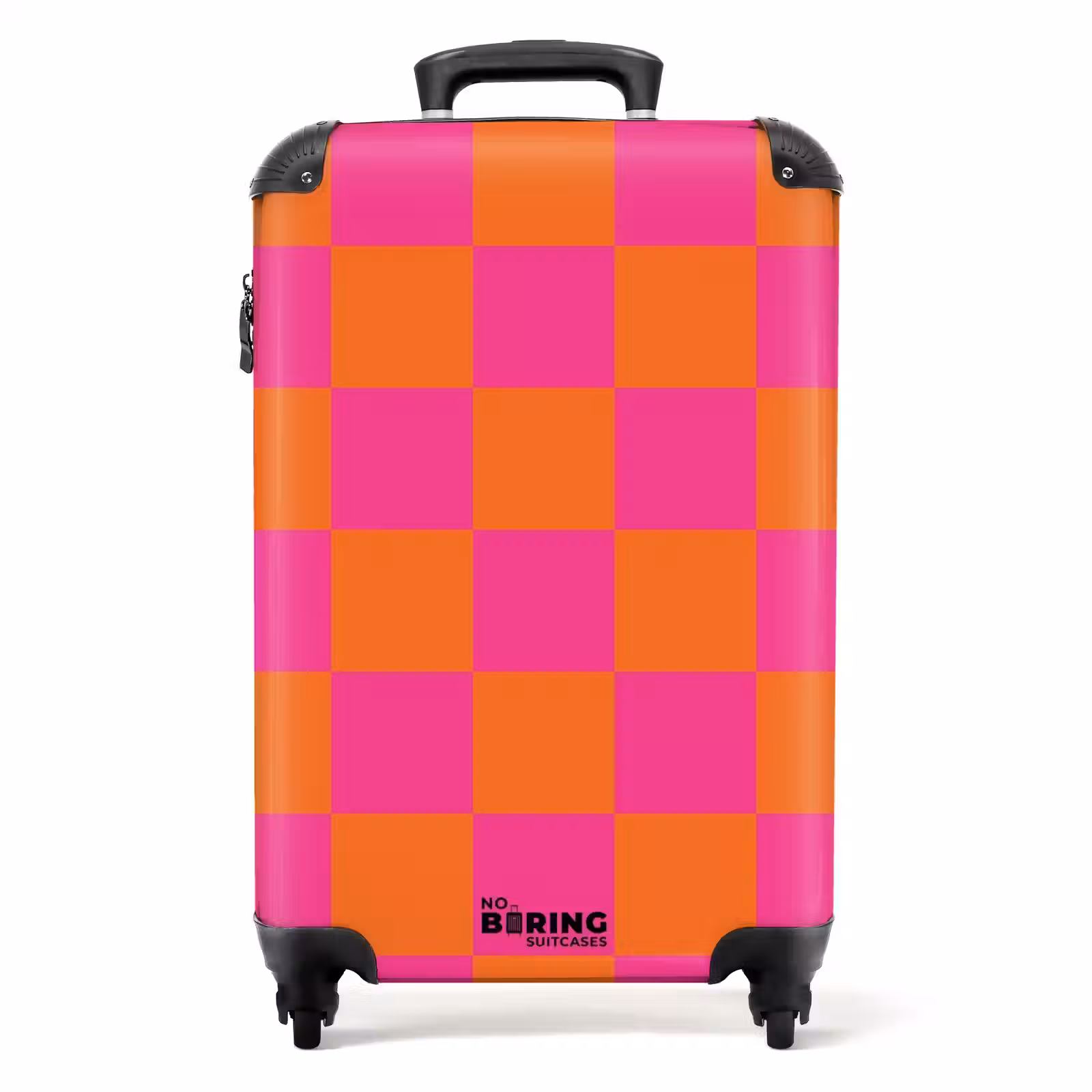 Koffer - Squares - Roze/Oranje — 1