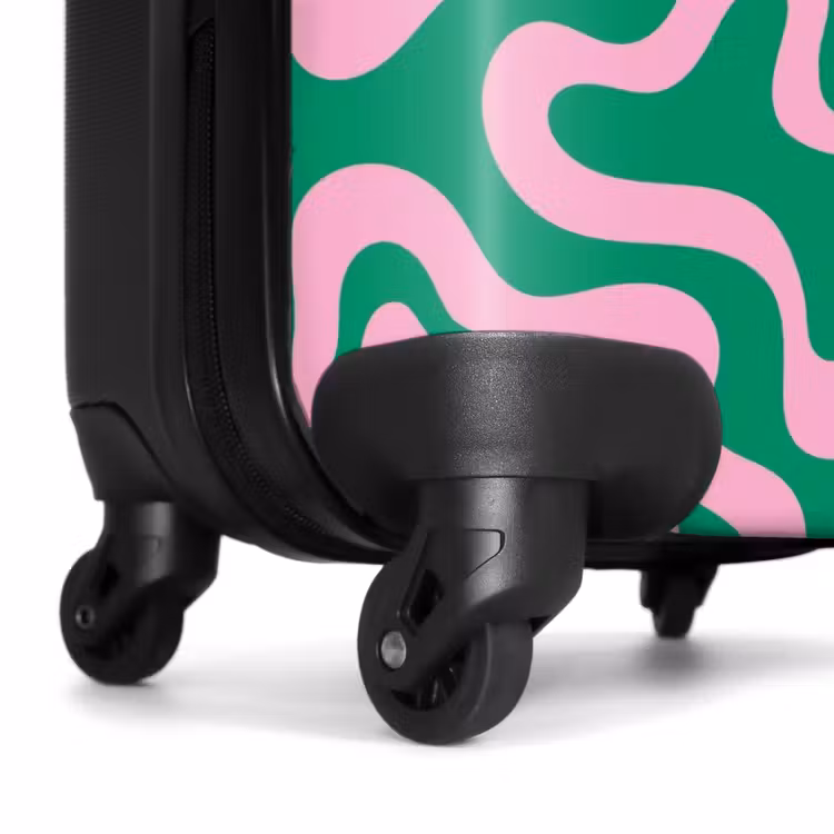 Koffer - Abstract - Organisch Roze/Groen — 6