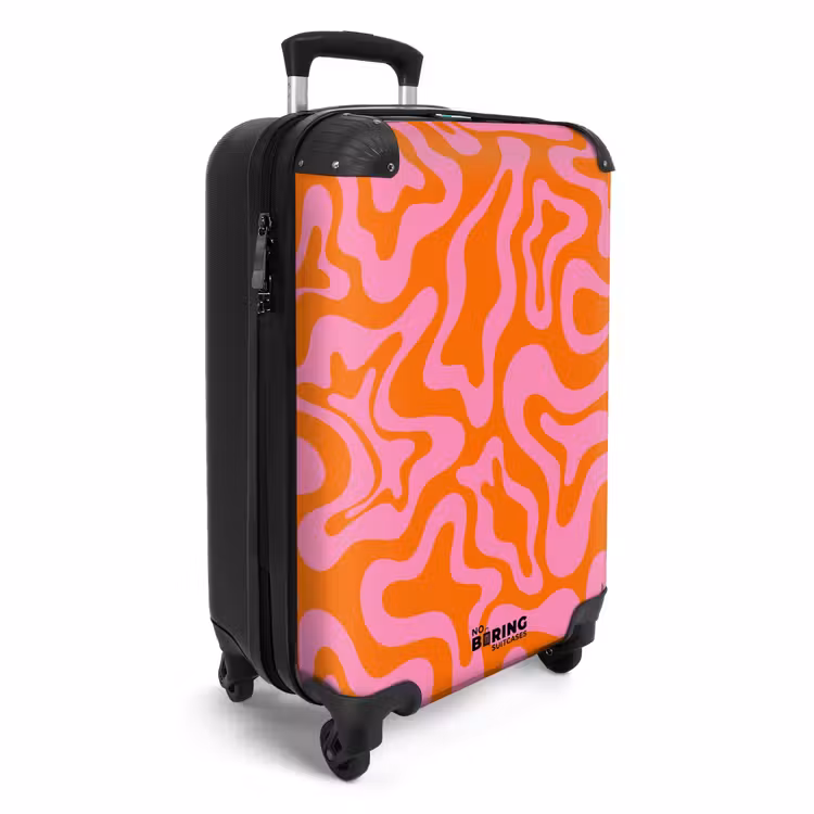 Koffer - Abstract - Organisch Roze/Oranje — 2