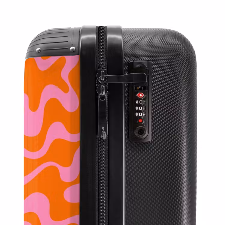 Koffer - Abstract - Organisch Roze/Oranje — 5