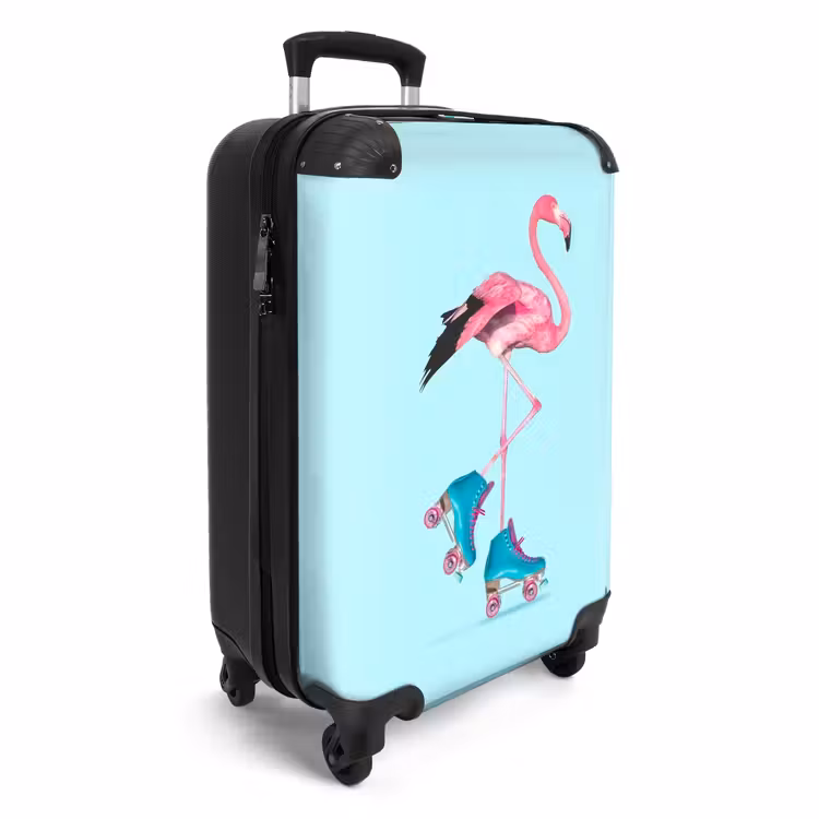 Koffer - Flitsende flamingo — 2