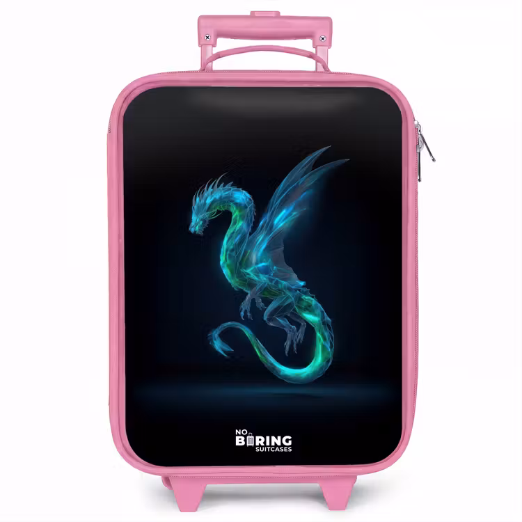 Kinderkoffer - Roze - Legendarische cyberdraak — 1