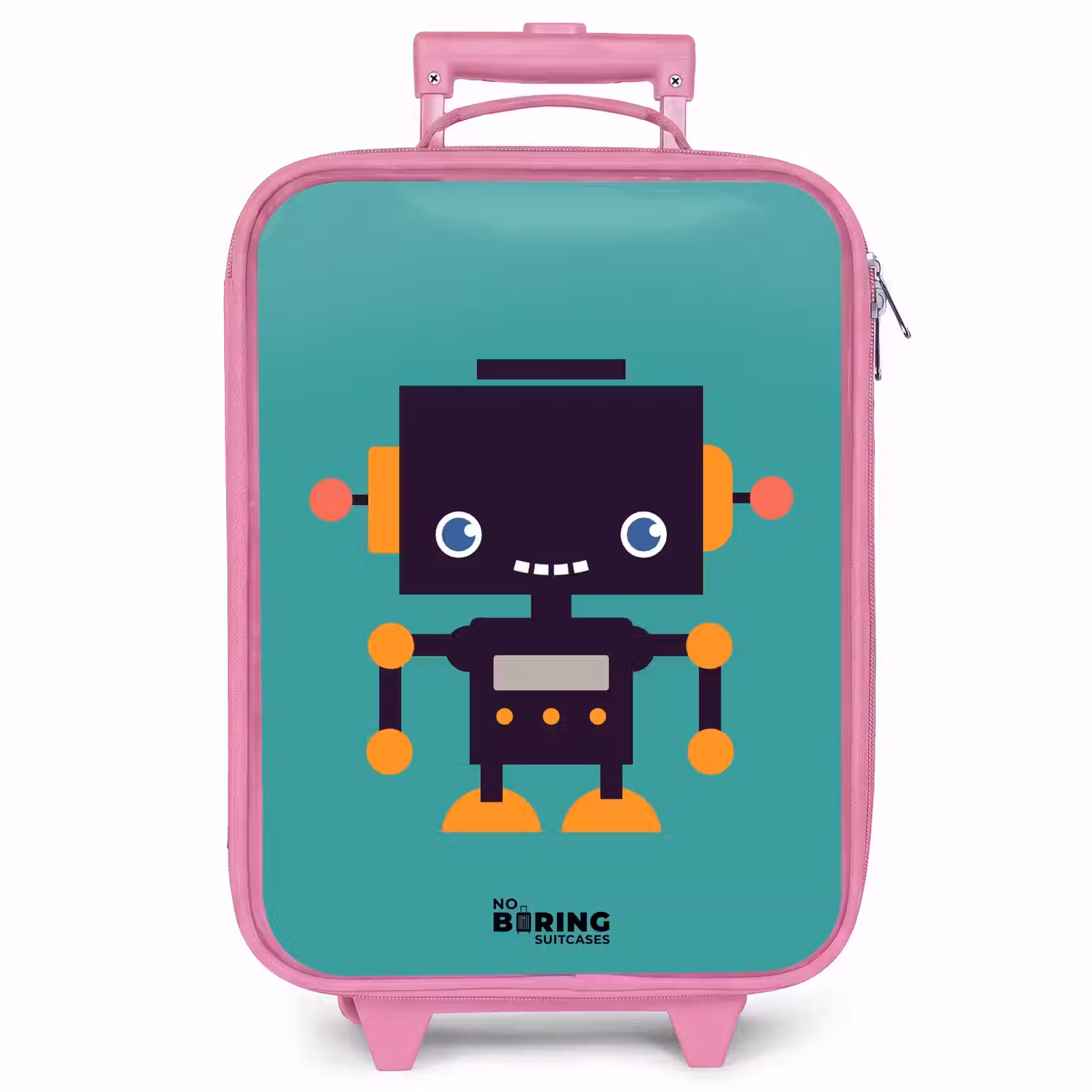 Kinderkoffer - Roze - Groene robot — 1