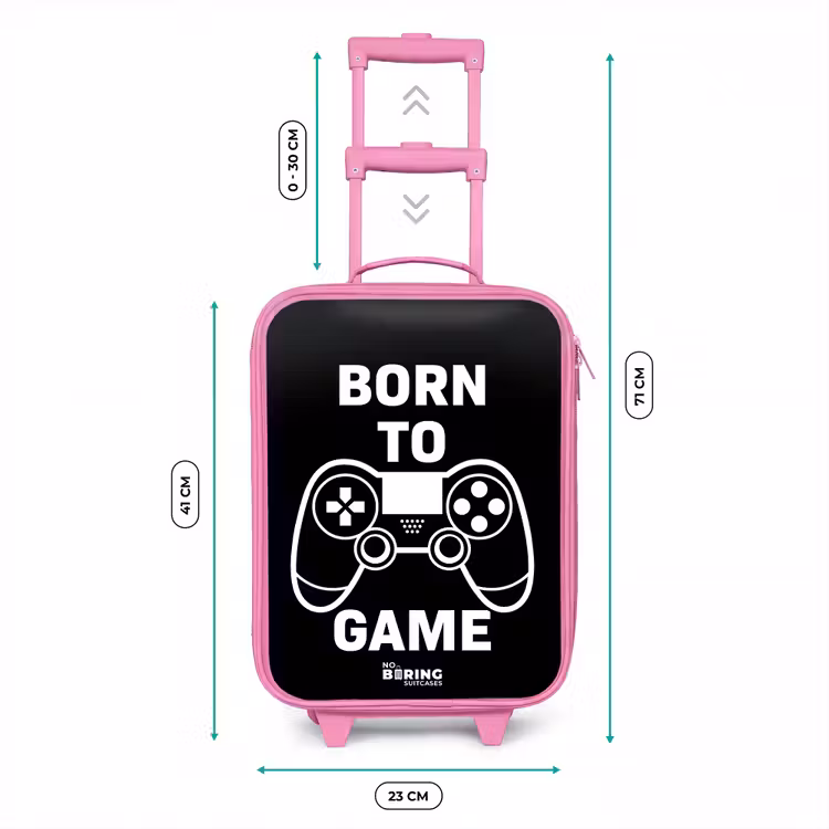 Kinderkoffer - Roze - Born to game met controller — 6