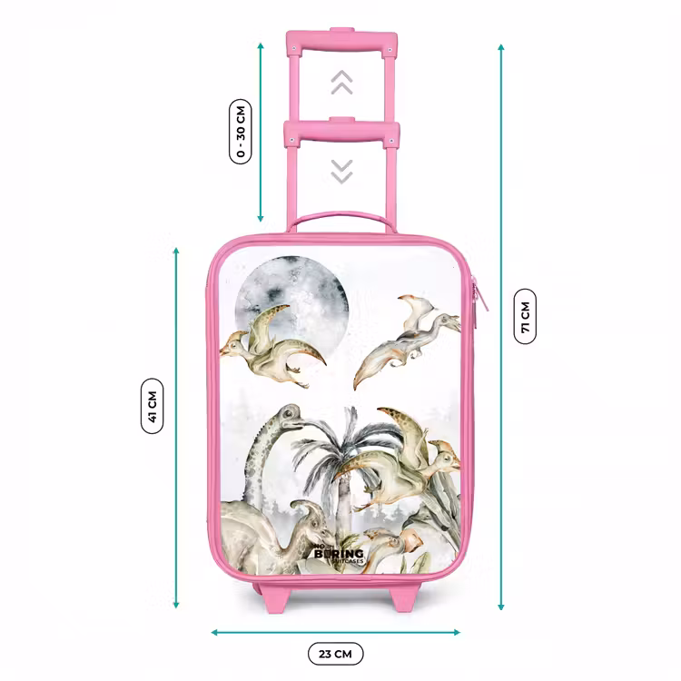 Kinderkoffer - Roze - Dino's in de jungle — 6