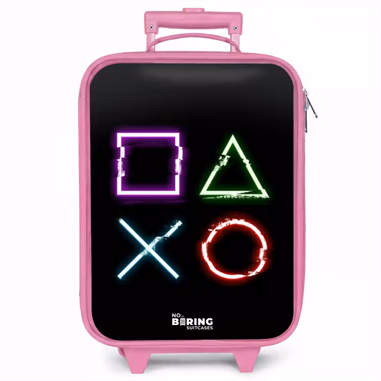 Kinderkoffer - Roze - Knoppen van een gameconsole — 1