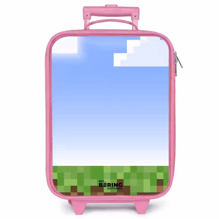Kinderkoffer - Roze - Pixel wereld — 1