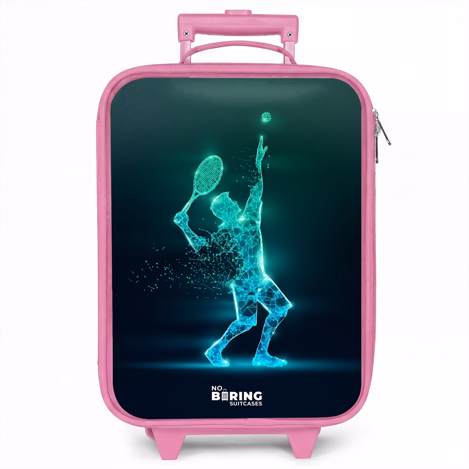 Kinderkoffer - Roze - Digitale tennisspeler in futuristische stijl — 1