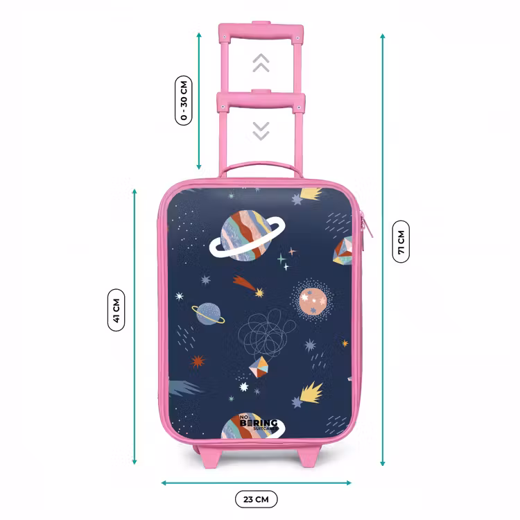 Kinderkoffer - Roze - Planeten in de hemel — 6