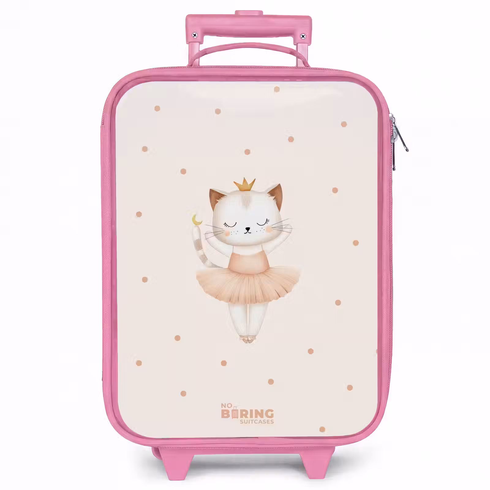 Kinderkoffer - Roze - Ballerina kitten in beige kleuren — 1