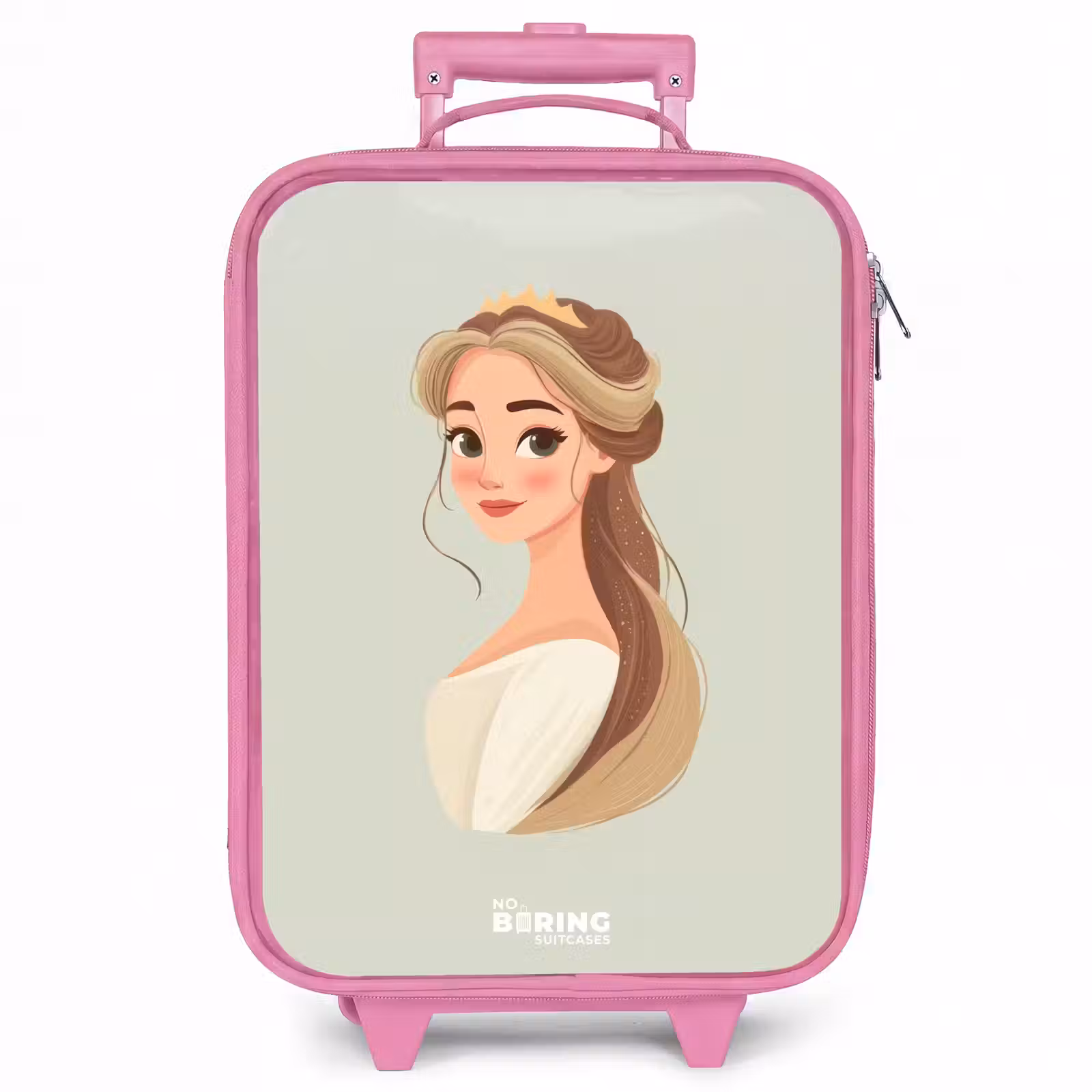 Kinderkoffer - Roze - Prinses met een tiara - Groen — 1