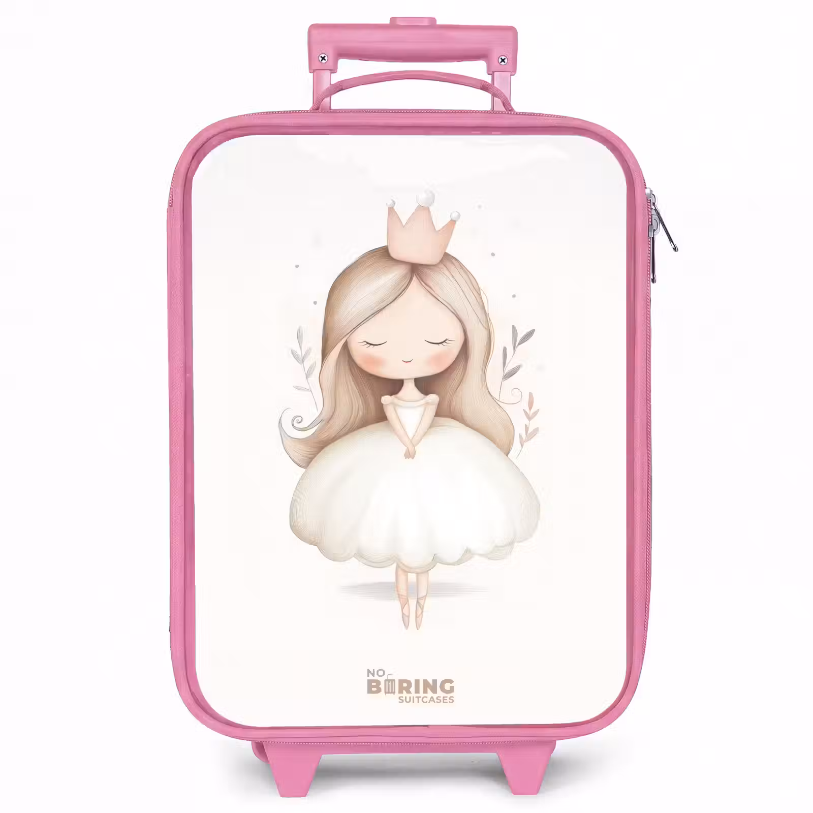 Kinderkoffer - Roze - Sierlijke prinses in het wit — 1