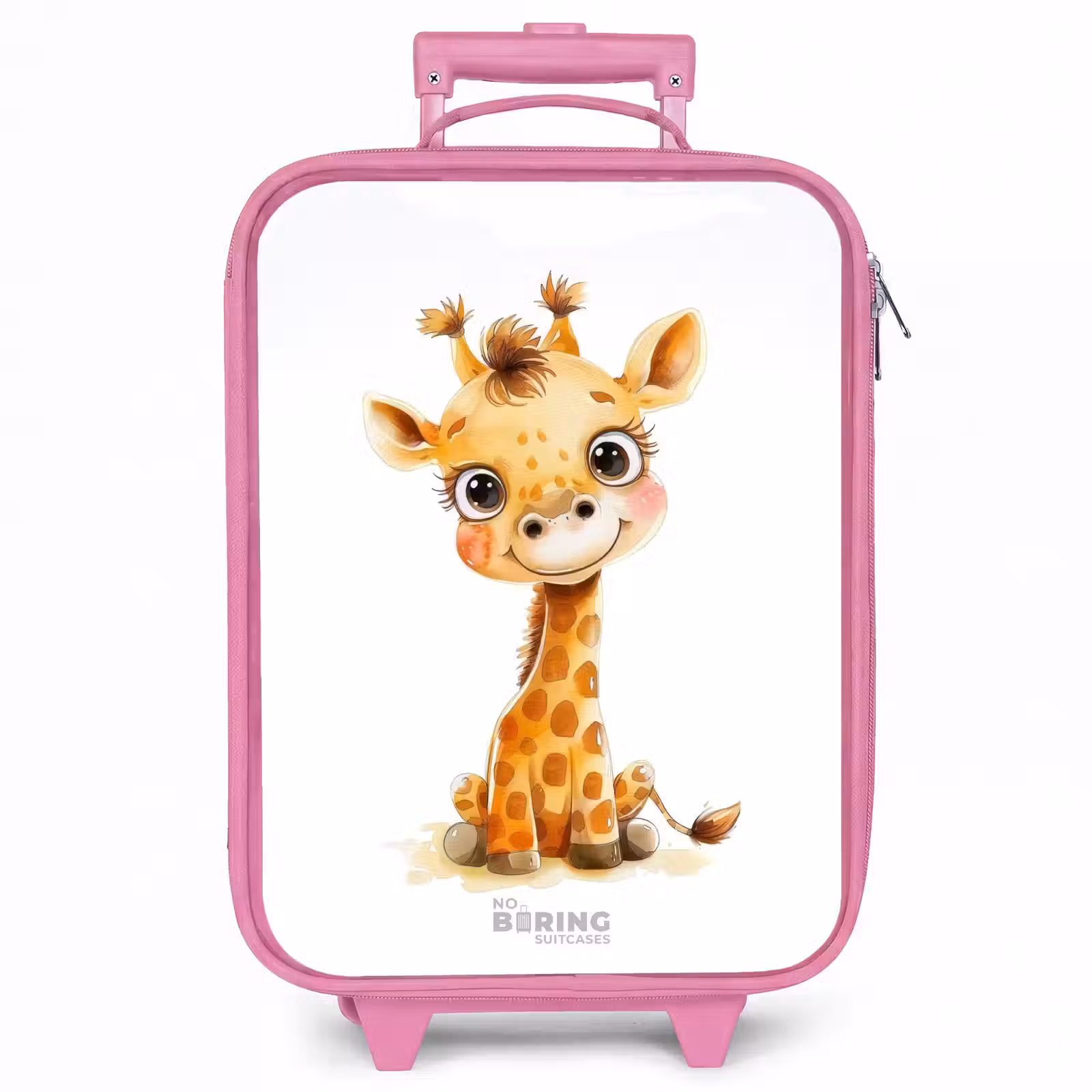 Kinderkoffer - Roze - Baby giraffe — 1