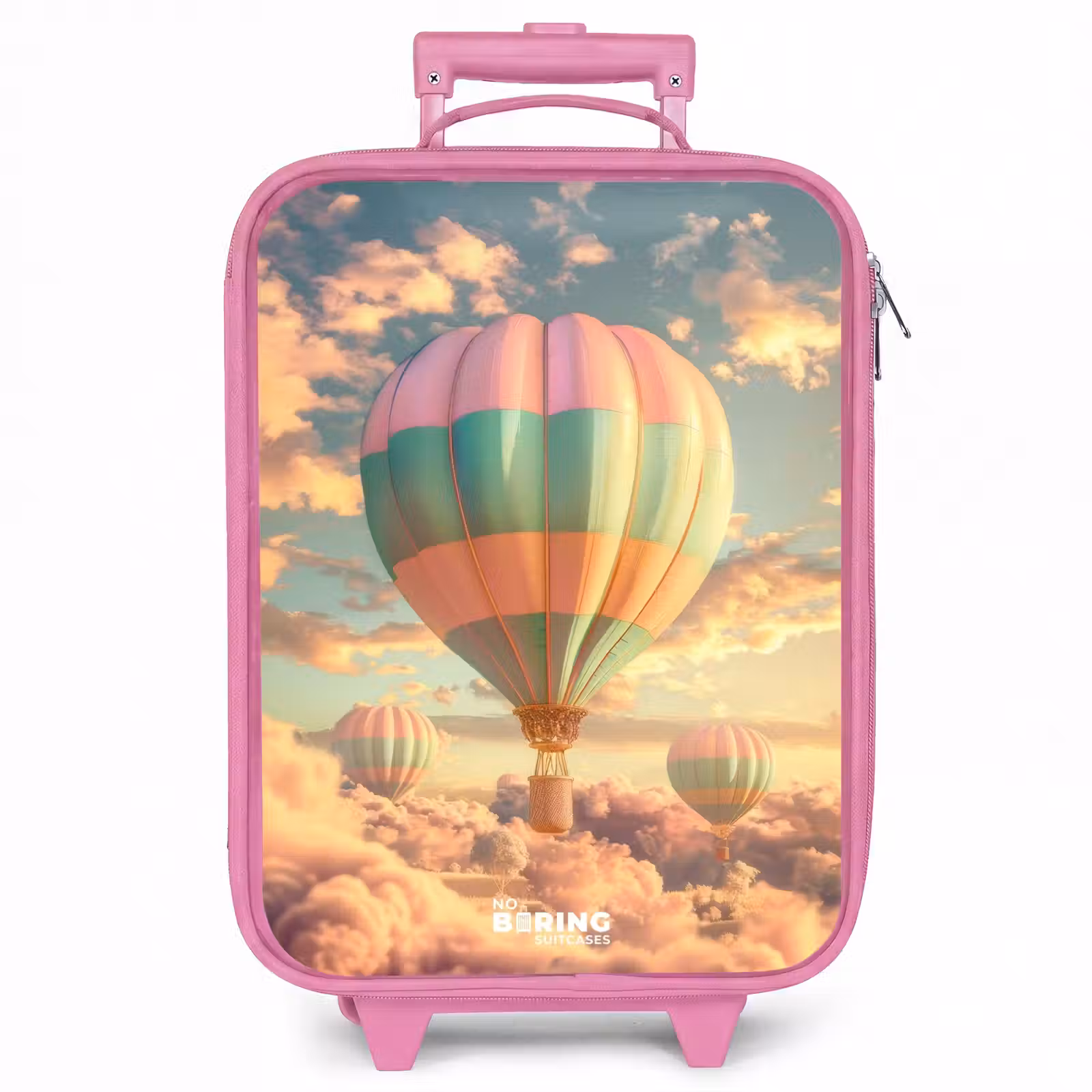 Kinderkoffer - Roze - Pastel skyliner — 1