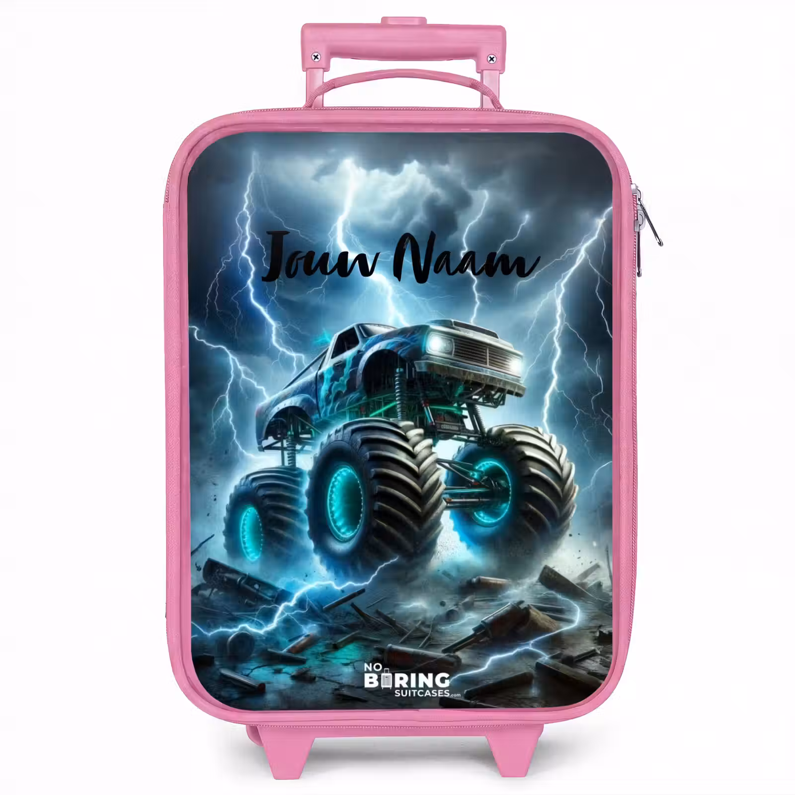 Kinderkoffer - Roze - Thunder Wheels — 1
